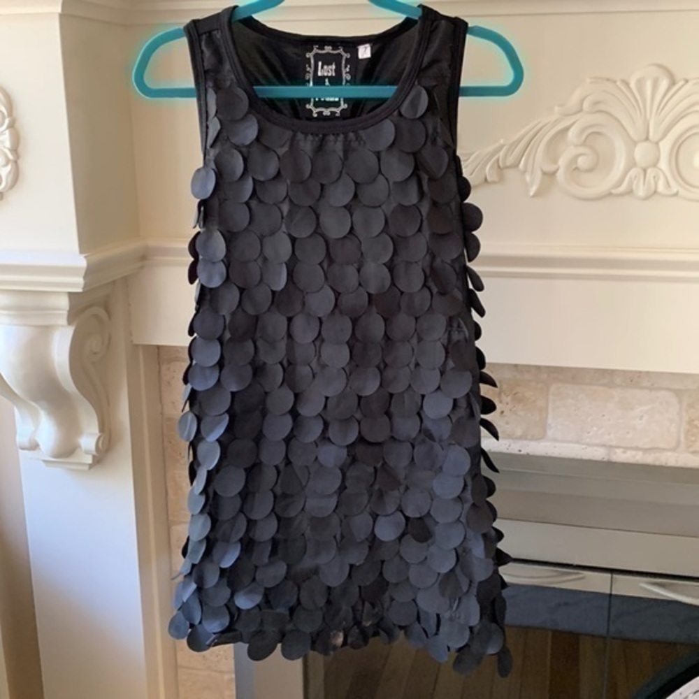 Lost & Found girls dressy black dress 7